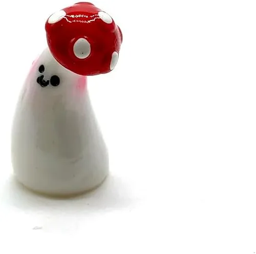 Vista 9 de Aliotech 7 Piezas Mini Hongos Rojos Manualidades Hongos para Pequeño Jardín de Hadas Pequeña Decoración de Hongos de Resina Falsos Estatua