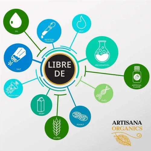 Vista 4 de Artisana Organics - Crema de cacao con avellana, 8 onzas Sin aceite de palma, endulzado con azúcar de coco