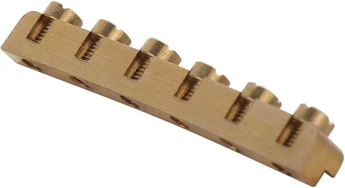 Vista 3 de Tuerca de guitarra de 1.654 in - Tuercas de latón ajustable en altura para Strat Tele ST TL Guitar Gold