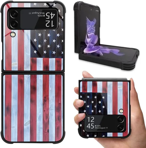 Vista 10 de DAIZAG Funda compatible con Samsung Galaxy Z Flip 3 5G, protección completa, a prueba de golpes, antiarañazos, funda de poliuretano termoplástico