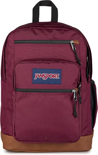 Vista 32 de JanSport Mochila genial con funda para laptop de 15 pulgadas, mochila grande para computadora con 2 compartimentos, correas ergonómicas, Negro