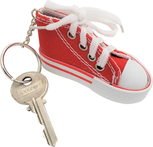Vista 4 de Miniatura Zapatilla Zapatilla Llaveros (3") 6 Colores Rosa, Azul Claro, Verde, Rojo, Azul, Negro. Mochilas, Llaveros