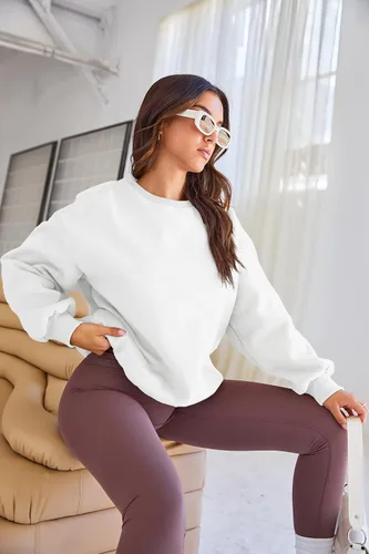 Vista 92 de EFAN Sudaderas de gran tamaño con cuello redondo Y2K para mujer, sudaderas con capucha para otoño, moda 2025, ropa para adolescentes y niñas, lindo