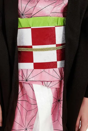 Vista 6 de Disfraz de cosplay de anime para niños, traje de kimono para Halloween