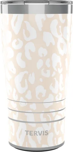 Vista 14 de Tervis Leopard Collection - Vaso aislado de doble pared hecho en Estados Unidos mantiene las bebidas frías y calientes, 16 onzas, paquete de 4