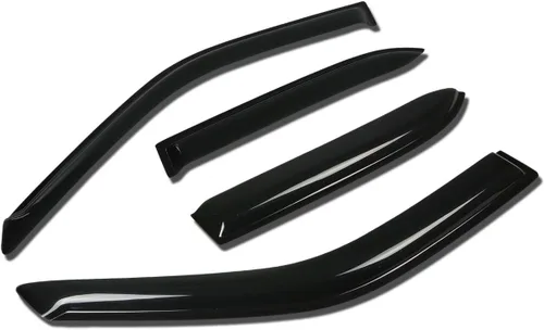 Vista 25 de Auto Dynasty 4 viseras adhesivas para ventana compatibles con Avalon de 4 puertas 2000 2001 2002 2003 2004 2000-2004, deflector protector de lluvia