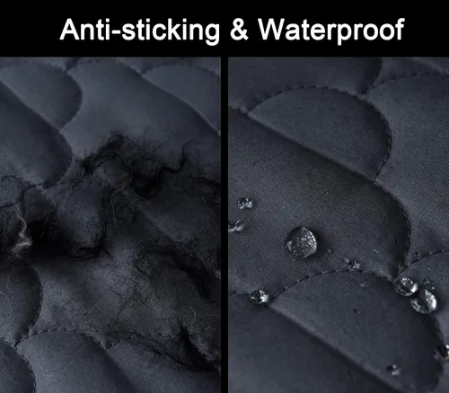 Vista 5 de CHHKON Funda de sofá 100% impermeable con bolsillos laterales, acolchada para muebles, funda protectora de muebles para niños, mascotas, para sofá