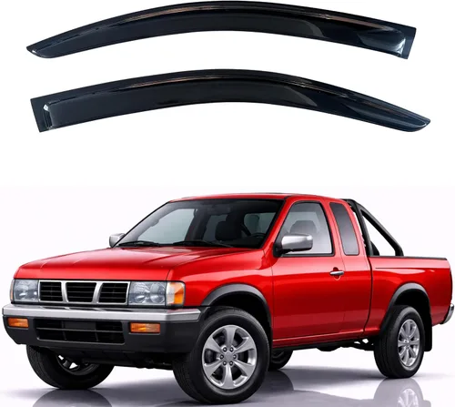 Vista 144 de KPY Protector de lluvia compatible con Ford Bronco 1980-1996, Ford F150 F250 F350, deflectores de ventilación lateral para visera de ventana
