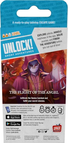 Vista 2 de Short Adventures 3: The Flight of The Angel - Juego de cartas inmersivo para niños y adultos, a partir de 10 años, 1 a 6 jugadores, 30 minutos