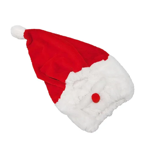 Vista 4 de Ymiko Cubierta de casco de motocicleta de Papá Noel de Navidad suave para montar al aire libre