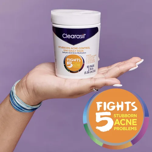 Vista 7 de Pads de acción súper rápida y máxima fuerza Clearasil 90