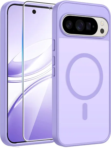 Vista 188 de FNTCASE - Funda para iPhone 16 Pro: magnética, mate, translúcida, de grado militar, protectora contra caídas, resistente, fina, duradera y a prueba