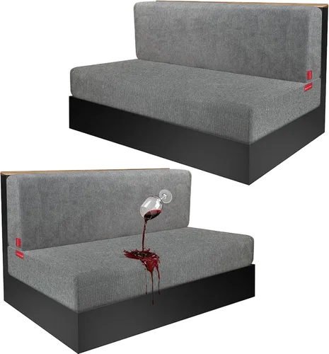 Vista 85 de Fundas de cojín impermeables para sofá, funda elástica lavable con diseño elástico antideslizante, protector de muebles para mascotas y niños