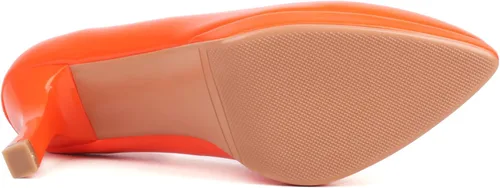Vista 4 de XIEDA Zapatos de tacón alto con plataforma baja y punta puntiaguda para mujer