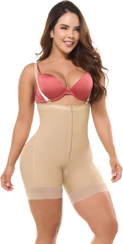 Vista 8 de Salome Fajas Colombianas Moldeadoras Strapless Stage 2 Faja Body Shaper for Women Butt Lifting Shapewear Negro 215