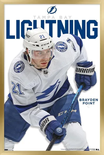 Vista 18 de Trends International NHL Tampa Bay Lightning - Póster de pared de la serie 23 de Brayden Point Versión enmarcada en blanco