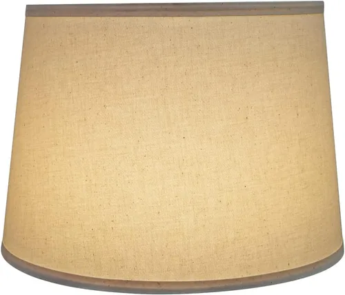 Vista 2 de Aspen Creative 32319A Pantalla de lámpara de construcción de araña con forma de imperio de tapa dura de transición en blanco hueso, parte superior