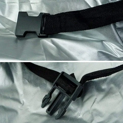 Vista 6 de Titan - Funda ligera de poli 210T para sedanes compactos de "176-185". Impermeable, protección UV, resistente a los arañazos, apertura