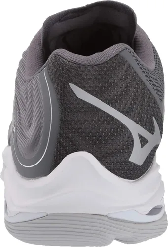 Vista 3 de Mizuno Wave Lightning Z6 - Zapatos de voleibol para mujer, Gris