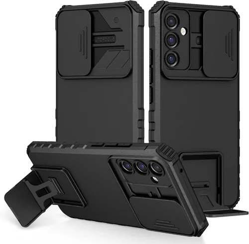 Vista 79 de Funda compatible con Samsung Galaxy M13 5G/A04 Dimensional Soporte Ventana Corredera Teléfono Móvil Funda Protectora a Prueba de Golpes para Samsung