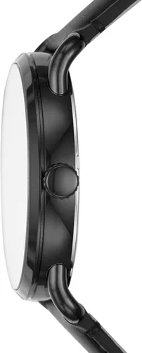 Vista 2 de Fossil Copeland - Reloj de cuarzo de acero inoxidable con correa de piel para hombre.