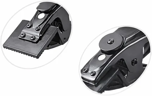 Vista 3 de Bon Jag Clamp Line Holder (par) – Abrazaderas de línea Mason de servicio pesado para ladrillo, bloque y valla – Control de cuerda vertical