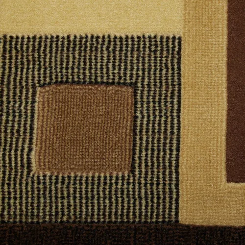 Vista 3 de Home Dynamix Catalina Virginia - Alfombra contemporánea, 19.6 x 31.5 pulgadas, negro/marrón