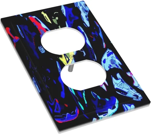 Vista 62 de Cubiertas Decorativas para Placas de Interruptor Diente de León Azul Rústico Citas Inspiradoras Casa de Campo Tablón de Madera Gris 1 Gang Cubierta