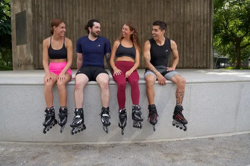 Vista 9 de Panther - Patines en línea para hombre con correa ajustable, ruedas de 3.228 in, ajuste suave para comodidad Patines de larga distancia Roller