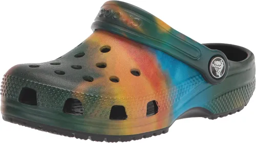 Vista 30 de Crocs - Zuecos clásicos para niños, diseño de teñido anudado jaspeado