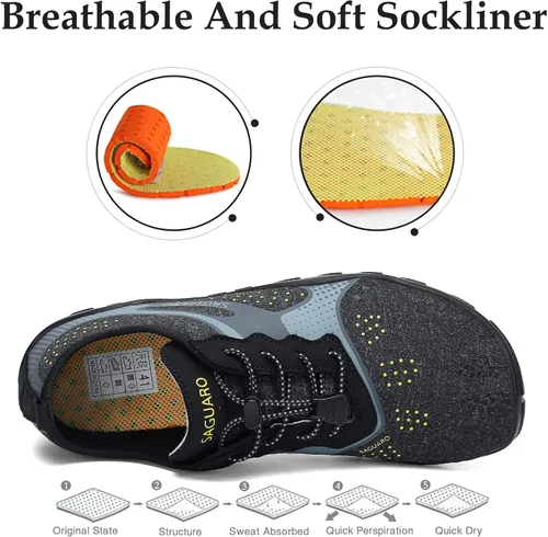 Vista 4 de Kararao Mens Womens Water Shoes Quick Dry Swim Shoes Beach Shoes Pool Surfing Aqua Sports