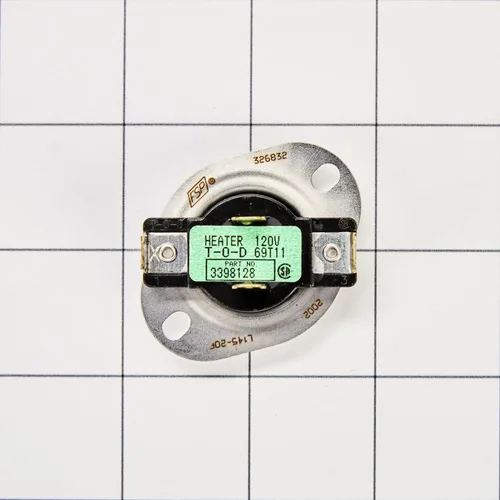 Vista 2 de Whirlpool WP3398128 OEM Secador Ciclismo Termostato Pieza De Reemplazo