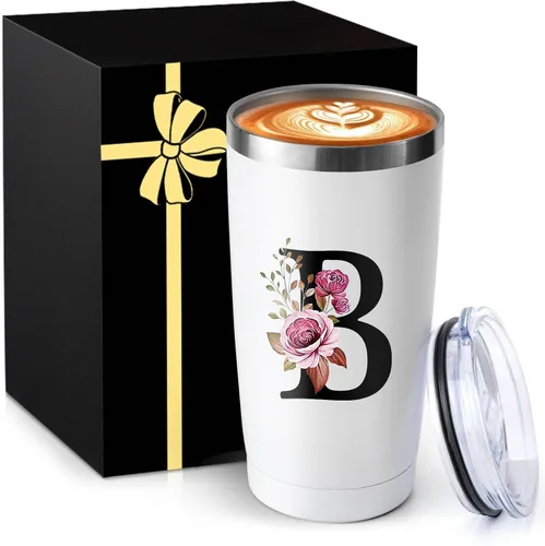 Vista 10 de Taza de café aislada de 20 onzas con tapa de acero inoxidable a prueba de derrames y fugas, pesada, grande, reutilizable, térmica, para viajes
