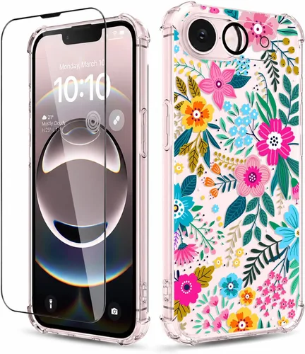 Vista 86 de Funda para iPhone 13 y iPhone 14 (6.1 pulgadas), funda protectora delgada de poliuretano termoplástico suave a prueba de golpes, bonito