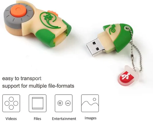 Vista 4 de Novedad USB Flash Drive 16GB Rotary Cutter Forma Pulgar Drive Regalo Pendrive