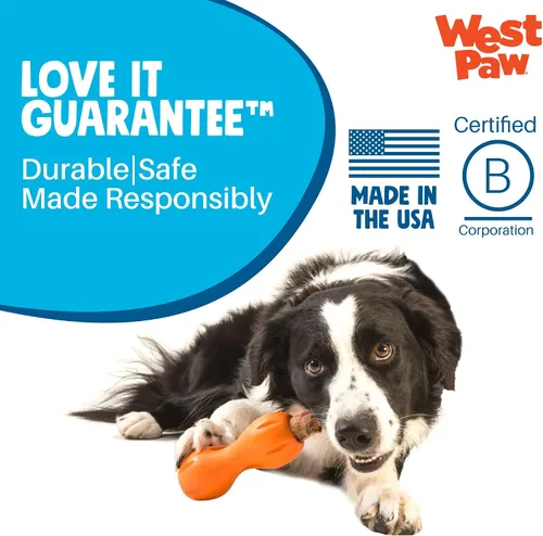 Vista 8 de West Paw Design, Juguete para perro Qwizl Aqua Pequeño