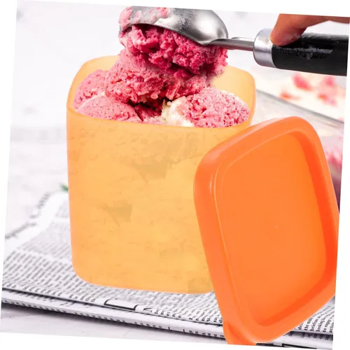 Vista 9 de BESTonZON Tarro casero redondo apilable, 9 unidades, para almacenamiento de sorbetes de terrario, postre de alimentos, yogur, congelador, portátil