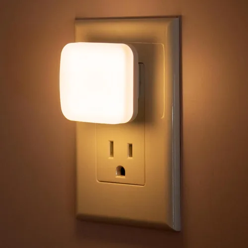 Vista 9 de LED Night Lights Plug Into Wall, Motion Sensor Foldable 2 Pack Night Light with Dusk to Dawn Sensor, 2000K/3000K/5000K Adjustable Brightness for