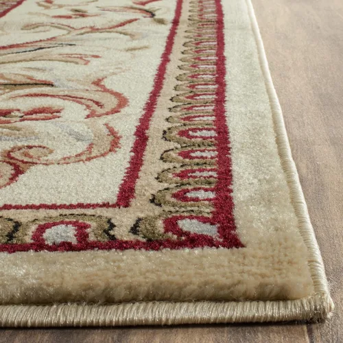 Vista 5 de SAFAVIEH Lyndhurst Collection - Alfombra para pasillo, 2 pies 3 pulgadas x 6 pies, marfil y marfil, diseño tradicional oriental, no desprende pelusa
