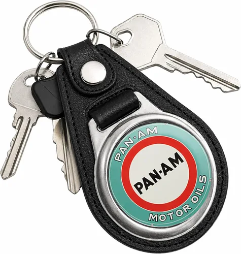 Vista 119 de Brotherhood Round Key Chain for Vintage Motor Oil, Petroleum, and