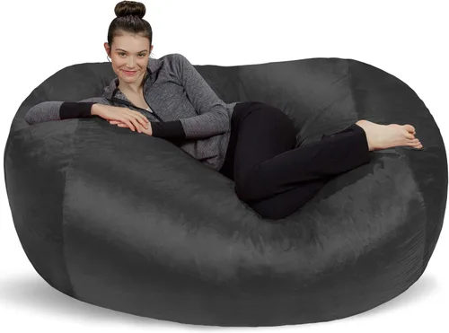 Vista 12 de [Usado] Sofa Sack Funda para Silla Puff Solo la Funda, para Adultos y Niños, Sin Relleno, Cómoda y Esponjosa, Funda de Repuesto para Silla Puff
