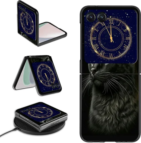 Vista 37 de Rossy Funda para Motorola Razr Plus 2023 para Moto Razr+ 2023 con patrón de niña africana para mujeres y hombres, ultra delgada, ligera