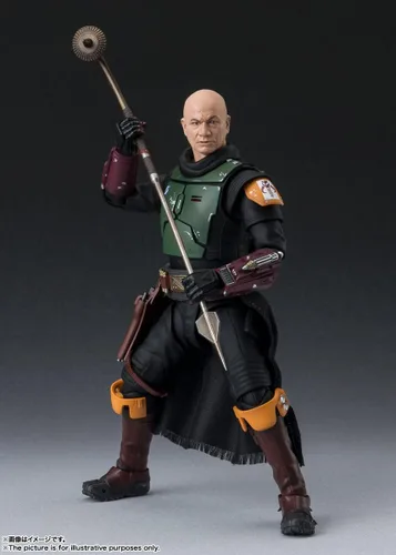 Vista 5 de S.H. Figuarts Boba Fett (Star Wars: El libro de Boba Fett) Aprox. 6.1 pulgadas (6.102 in), AVS, PVC y tela, figura de acción prepintada