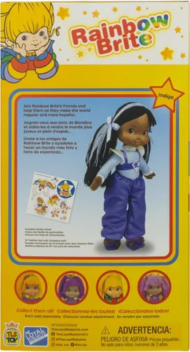Vista 6 de The Loyal Subjects Muñeca de 12 pulgadas de Rainbow Brite Indigo