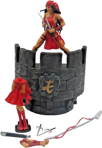 Vista 5 de Diamond Select Toys Marvel Select Elektra Figura de acción, 5 pulgadas