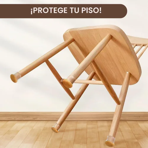 Vista 7 de OCONDA 20 Pcs Chair Leg Floor Protectors, Fit Diameter: 9/16" to 12/16" Transparente-20 piezas