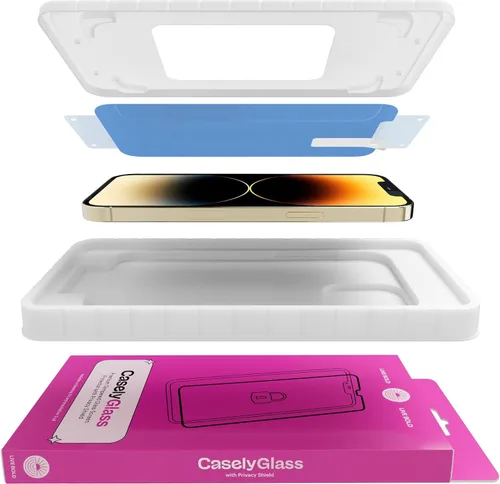 Vista 12 de Casely Protector de pantalla de vidrio templado para iPhone 11 Pro Max/iPhone XS Max