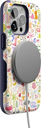 Vista 6 de Casely - Funda para iPhone 13 Pro Todas las cosas divertidas Diversión en días laborables Diseño protector audaz Compatible con MagSafe