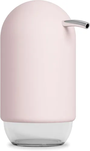 Vista 3 de Umbra Dispensador de bomba de jabón líquido táctil, fácil de rellenar, rosa rubor, 8 oz (8.0 fl oz)