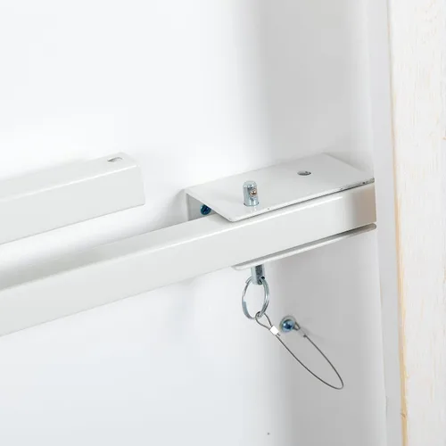 Vista 10 de Flash Furniture Hercules - Mesa plegable (108 x 40 pulgadas), color blanco